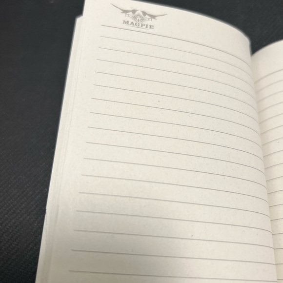 Mini Notebook Journal Diary "H" Lined Pages Magpie Nordstrom New in Shrink Wrap - Picture 7 of 7